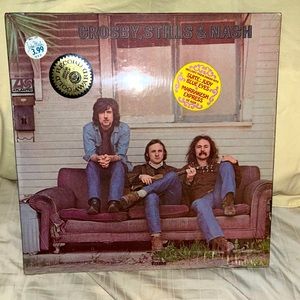 VINTAGE NEVER USED Crosby, Stills & Nash Vinyl Record LP USA 1969 SD 8229